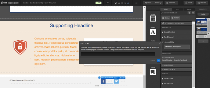 Widgets ADA